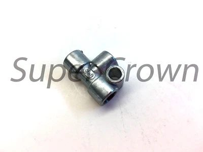 SUPER CROWN Aluminum Female Tee Oil Distributing Seat Connector Adapter w/ ID Thread PKD 4 6