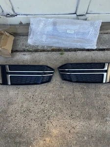 2018 Audi A4 OEM Bumper Vent Grille Left And Right Used - Picture 1 of 5