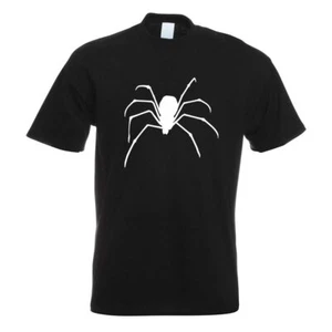 Spinne Spider Silhouette 2 T-Shirt Motiv bedruckt Funshirt Design Print - Bild 1 von 19