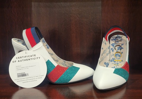 Scarpe Gucci donna 7 5 con etichetta certificato di autenticazione incl