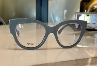 Gafas Fendi FF0271 Gris/Verde + Blanco Bloque de Color  Foto 1 de 3