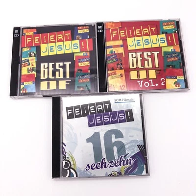 Feiert Jesus! CD 3er Set Best of / Best of Vol. 2 / Sechzehn | Hänssler Verlag - Bild 1 von 4