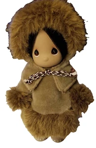 Precious Moments Eskimo Doll Children Of The World Sulu 1990 9” Vinyl Doll Sweet - Picture 1 of 7