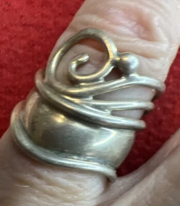 Flora Danica 925 Denmark Modernist ￼Ring Size 6 - Picture 1 of 10