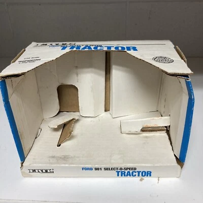 VTG Box Only ERTL Ford 981 Select-O-Speed Tractor Made In America Die Cast Metal - Image 1 of 4