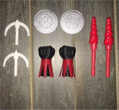 2 Poings 2 haches 2  gamma 2 planitron Goldorak  Shogun  warrior Jumbo Goldrake - Photo 1/4