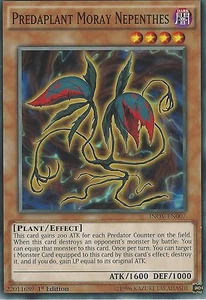 YU-GI-OH CARD: PREDAPLANT MORAY NEPENTHES - INOV-EN007 1ST EDITION - Picture 1 of 2