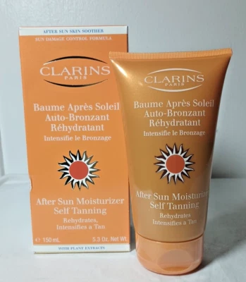 New Sealed Clarins Paris After Sun Moisturizer Self Tanning 150ml 5.3oz MACY's - Image 1 of 4