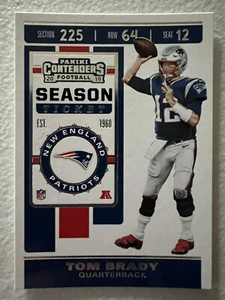 2019 Panini Contenders Season Ticket Tom Brady New England Patriots - Picture 1 of 1