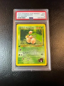 Pokemon Gym Heroes #43 - Erika's Exeggcute - MINT - 1st Edition - PSA 9! - Picture 1 of 6