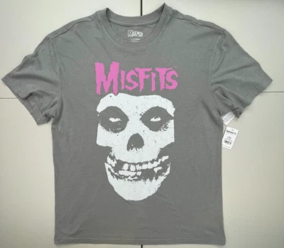 Camisa Misfits Calavera Para Hombres Grande Gris Carmesí Fantasma Demonio Camiseta Gráfica Nueva con Etiqueta Foto 1 de 4