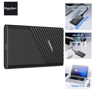 fanxiang Externe SSD 1TB Festplatte Bis zu 2000MB/s, USB 3.2 Gen.2x2 Typ C, P... - Bild 1 von 9