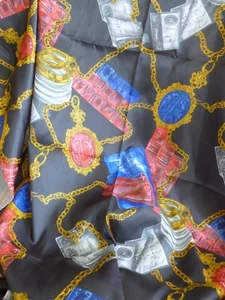 Cadenas de oro y joyería con estampado del tesoro negro brillante rojo azul 44" WXBTY - Imagen 1 de 4