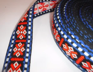 VTG~BOHO~HIPPIE~1970s~FABRIC TRIM~CAMERA~GUITAR~STRAP~95' ROLL~RETRO~MOD~SEWING - Picture 1 of 9