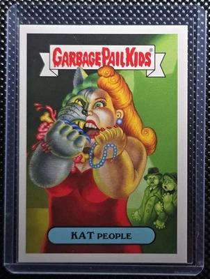 2018 Garbage Pail Kids Classic Film Monster Kat People 13a - Image 1 of 2