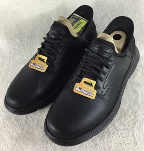 Skechers Slipper Garza Gervin Sneaker Herren 11 Weite Schwarz Arbeitsschuhe 205046W - Bild 1 von 10