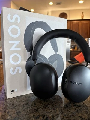 Sonos Ace Wireless Noise Canceling Headphones Black open box - Image 1 of 4