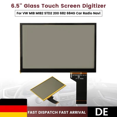 6,5" Glas Touch Screen Digitizer Ersatz für PQ VW MIB STD2 200 600 680 682 684G - Bild 1 von 4