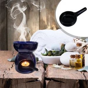Cuchara de luz de té de cerámica para habitación quemador de insencia decoración del hogar adorno - Imagen 1 de 12
