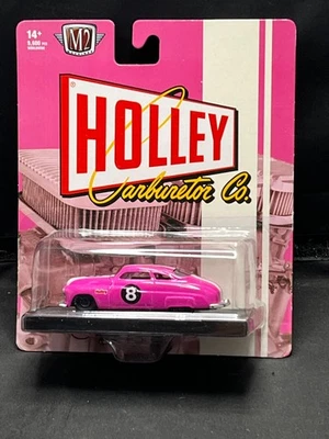 Máquina M2 1949 Mercury Custom Pink 1/64 pilotos reales 1 de 9.600 de Holley Foto 1 de 3