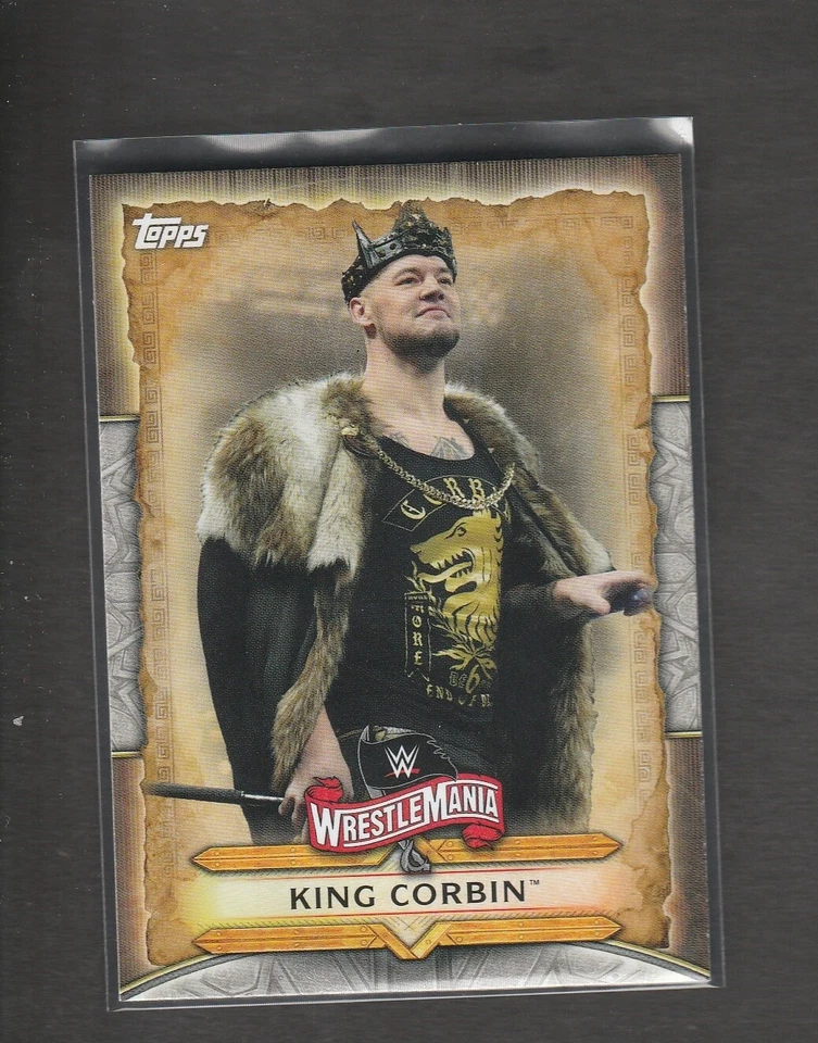 KING CORBIN  #WM-7  2020 WRESTLEMANIA  ROSTER CARD NICE!**** Foto 1 de 1