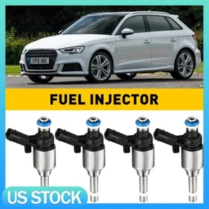 4PCS Fuel Injector For 2008-2013 AUDI A3 / A3 Quattro2.0 TFSI CCTA CBFA CCZA - Picture 1 of 7