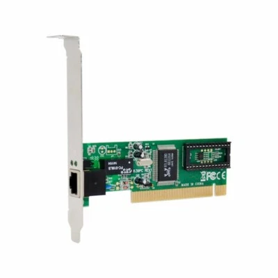 PCI Fast Ethernet NETWORK RTL8139D 10/100MB PCI to RJ-45 rj45 LAN CARD - Image 1 of 3