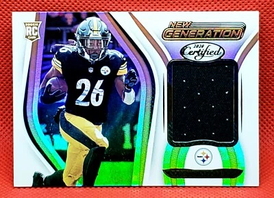 Anthony McFarland Jr. ~ 2020 Panini Certified RC GAME JERSEY Relic - STEELERS - Image 1 of 3