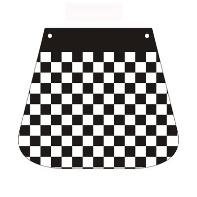 bavette scooter vespa à damier universelle