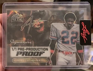 2024 HOJA METAL MERCURIO MORRIS DELFINES ARTE CLÁSICO PRUEBA REFRACTOR #1/1 - Imagen 1 de 2