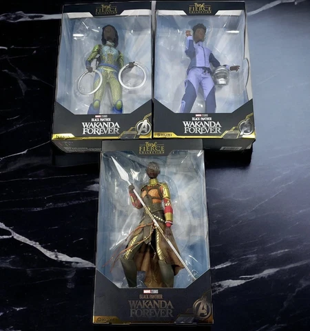 Black Panther Wakanda Forever Fierce Action Figures: Okoye, Nakia, Shuri NEW Cover