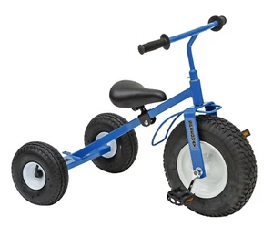 BIG KIDS BRIGHT BLUE TRICYCLE - Heavy Duty Trike Bike Amish Handmade in USA - Picture 1 of 1
