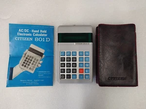 Vintage Citizen 801D calculator - Afbeelding 1 van 17