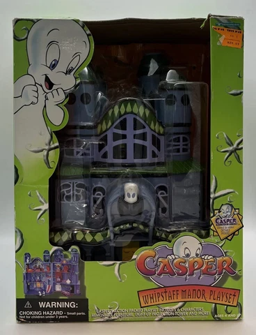 Vintage 1997 Trendmasters Casper Movie Playset Whipstaff Manor W/ Original Box Cover