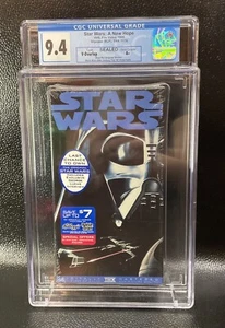 Star Wars: A New Hope (VHS-1995) Fox Video, CGC Graded (9.4-A+) - Picture 1 of 4