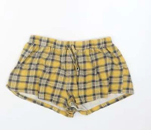 New Look Girls Yellow Cotton Blend Capri Sleep Shorts Size L - Picture 1 of 12