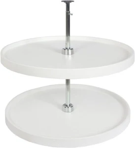 Knape & Vogt PFN32ST-W 31.5" by 32" by 32" Full-Round Polymer Lazy Susan - Picture 1 of 3
