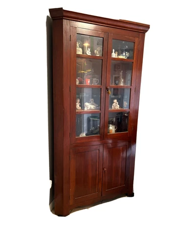 Antique cherry corner cabinet Cover