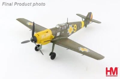 Hobby Master 1:48 HA8721 Messerschmitt Bf 109E Romania AF Grupul 7 #9 Hai Fetito - Immagine 1 di 4