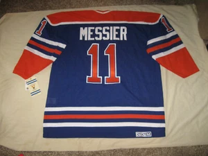 Camiseta deportiva vintage de Mark Messier NUEVA de los Edmonton Oilers para hombre JUMBO BIG CCM NHL hockey - Imagen 1 de 5