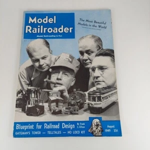 Model Railroader Magazine Aug 1949 Vol 16 No 8 Gateman's Tower, Contest Winners - Picture 1 of 12