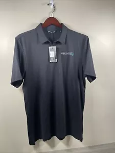TRAVIS MATHEW Mens Black Golf Polo Size XL | Ocean Side Solid Black Polo NWT - Picture 1 of 15