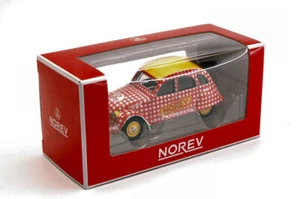 Norev CITROEN 2CV 6 SPECIAL 1980 "CYCLISTE - RED & WHITE" 1:64 - Foto 1 di 1