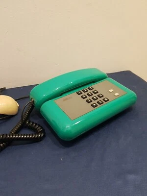Telefono Sip Sirio Giugiaro Design Colore Originale Verde Tiffany Vintage Anni90 - Immagine 1 di 4