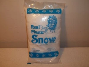 Vtg New Unopened 7 Oz Bag Department 56 Christmas Village Real Plastic Snow - Picture 1 of 5