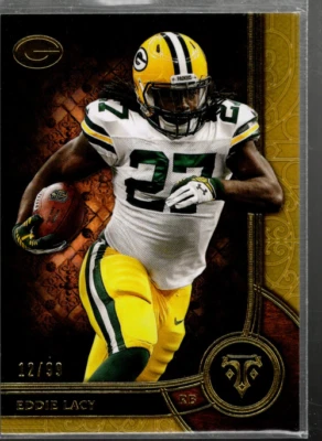 A4154- 2015 Topps Triple Threads Gold #19 Eddie Lacy /99 - NM-MT - Image 1 of 2