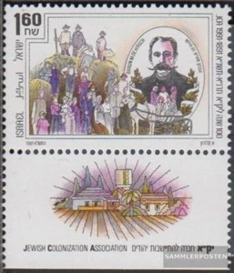 Israel 1197 mit Tab (Komplettausgabe) postfrisch 1991 Kolonisationsgesellschaft - Bild 1 von 1