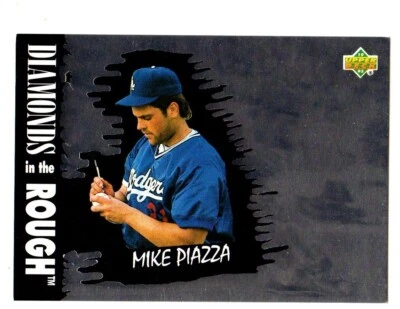 1993 Upper Deck DIAMOND GALLERY HOLOGRAM #34 Mike Piazza LOS ANGELES DODGERS - Image 1 of 2