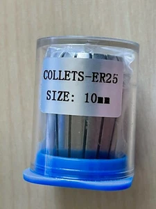 NEU 10mm ER25 SPANNZANGE 0,0002" GENAUIGKEIT! NEU-IM KARTON - IMMER $1,00 VERSAND - Bild 1 von 2