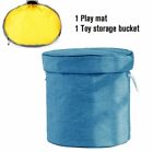 Play Mat and Toy Storage Bag  Large Portable Kids Toy Organizer for Easy Cleanup